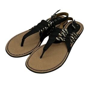 B.O.C. Woven Sandal WIth Adjustable Strap SZ 10 M